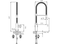 Boretti - rg61cromo maggiore - keukenmengkraan - afbeelding 2 van  6