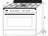 Boretti cfbg901ixbe3 toscana - afbeelding 4 van  5