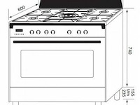 Boretti cfbg901ixbe3 toscana - afbeelding 4 van  5