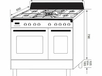 Boretti cfbg902ixbe3 toscana - afbeelding 3 van  3
