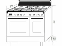 Boretti cfbg902ixbe3 toscana - afbeelding 3 van  3