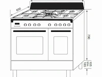 Boretti cfbg902ixbe3 toscana - afbeelding 3 van  3
