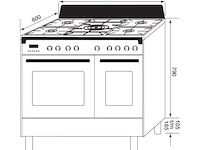 Boretti cfbg902ixbe3 toscana - afbeelding 3 van  3