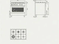 Boretti ml9016gsixbe milano - afbeelding 3 van  3