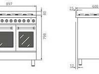 Boretti mlg96dzwbe milano - afbeelding 3 van  4