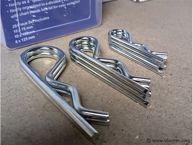 Borgclips en borgverenset 228 delig - afbeelding 8 van  15