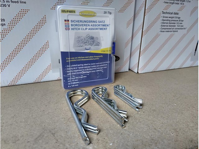 Borgclips en borgverenset 228 delig - afbeelding 4 van  15
