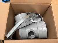 Borgerhout multiflex t stuk pp 60-130 ventilatie koppelstukken (20x)