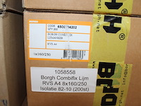 Borgh combifix lijm rvs a4 8x160/250 isolatie 82-10 (200 st) - afbeelding 1 van  3
