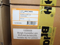 Borgh combifix lijm rvs a4 8x160/250 isolatie 82-10 (200 st) - afbeelding 2 van  6