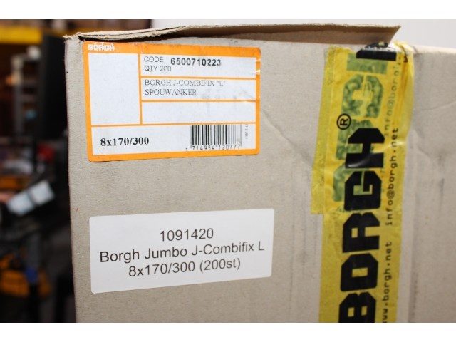 Borgh jumbo j-combifix l 8x170/300 (200st) - afbeelding 1 van  6