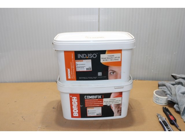 Borgh massifix lxp-ss 8x180 = 130 (100 st) + borgh massifix lxp-ss 8x140 = 90 (200 st) - afbeelding 3 van  3