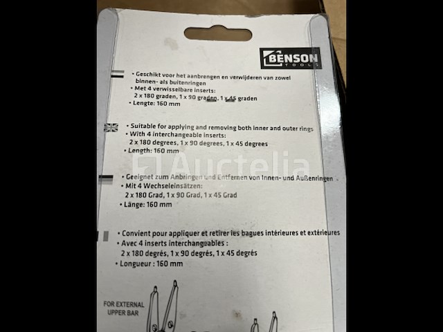 Borgveertang met extra bekken - afbeelding 1 van  4