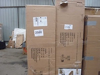 Borstbed 160x200cm natuurlijk hout effect - afbeelding 9 van  9