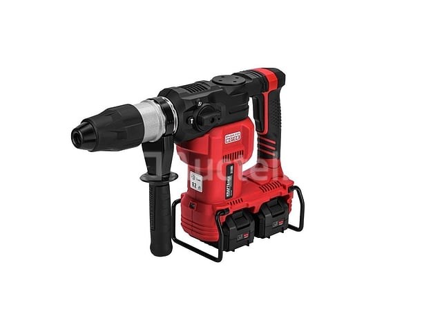 Borstelloze accuboormachine met 2 x 4 ah batterijen + kraft&dele-lader - afbeelding 1 van  4