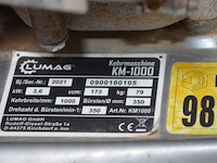 Borstelmachine met opvangbak en sneeuwschuif lumag km-1000 (2) - afbeelding 8 van  16