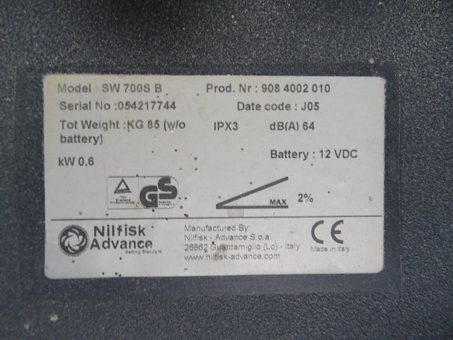 Borstelmachine nilfisk - afbeelding 7 van  7