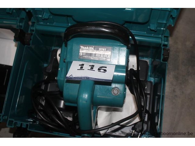 Borstelschuurmachine, makita, 9741, 230v, 860w, werking niet gekend - afbeelding 1 van  2