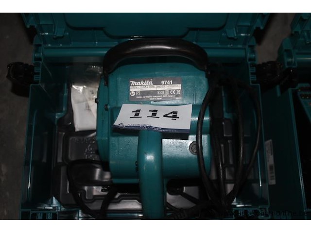 Borstelschuurmachine, makita, 9741, 860w, werking niet gekend - afbeelding 1 van  2