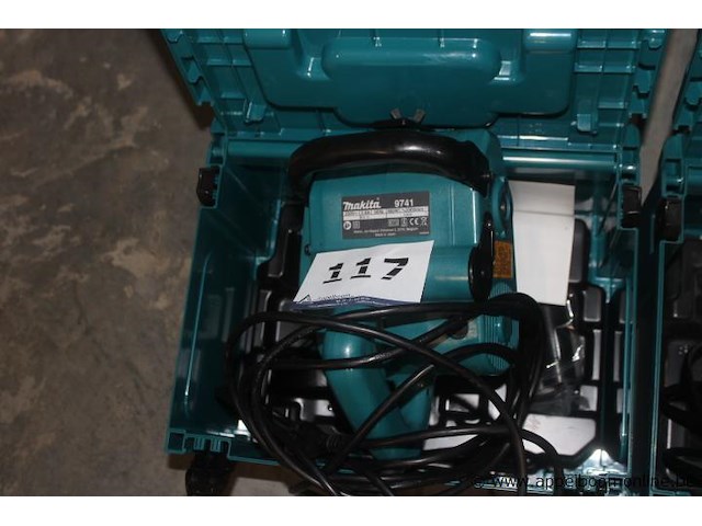 Borstelschuurmachine, makita, 9741, 860w, werking niet gekend - afbeelding 1 van  2