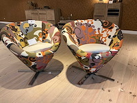 Bosal retro fauteuil (2x) - afbeelding 1 van  8