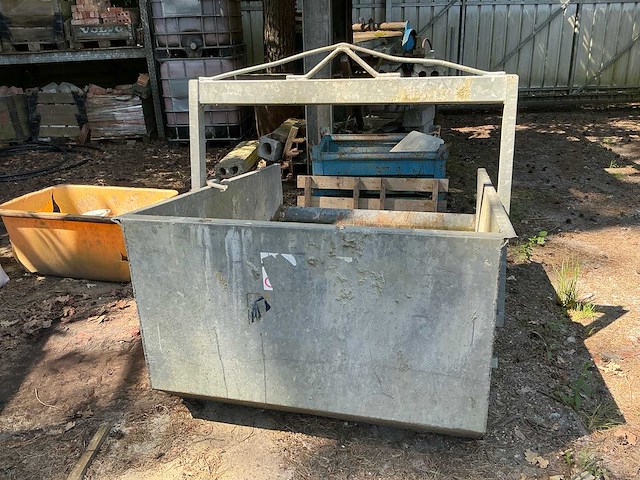 Boscaro a-99dzn 500l kraanbak - puinbak - afbeelding 2 van  3