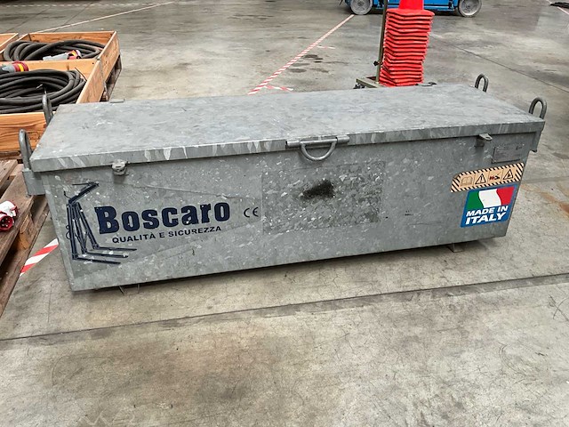 Boscaro stalen gereedschapskist / opbergkist (zwaar, bouw/industrie) - afbeelding 1 van  3