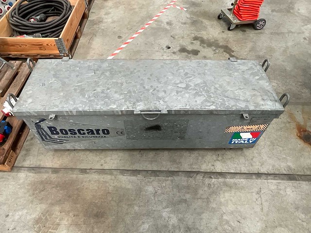 Boscaro stalen gereedschapskist / opbergkist (zwaar, bouw/industrie) - afbeelding 2 van  3