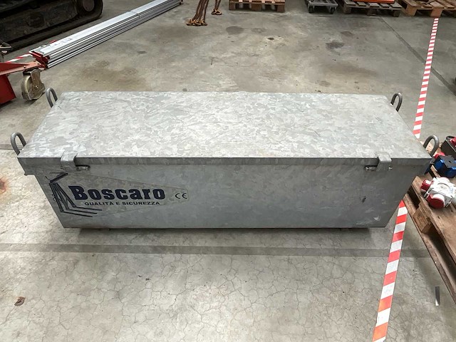 Boscaro stalen gereedschapskist / opbergkist (zwaar, bouw/industrie) - afbeelding 3 van  3