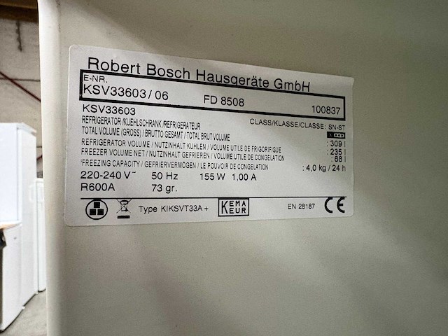 Bosch - koelkast/vriezer - afbeelding 7 van  8