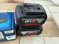 Bosch 18v accu (5x) - afbeelding 3 van  4