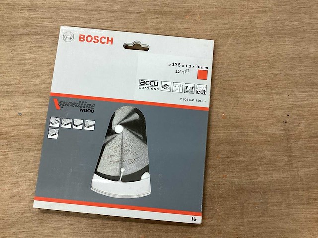 Bosch 2608641759 zaagblad voor cirkelzaag (10x) - afbeelding 1 van  5