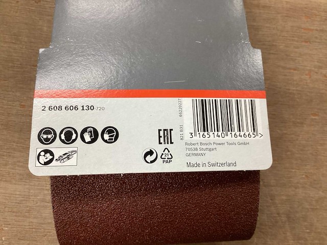 Bosch 3 delig schuurbandset 100x610mm-60 (5x) - afbeelding 5 van  5