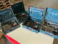 Bosch accu-schroefboormachine (4x) - afbeelding 1 van  9