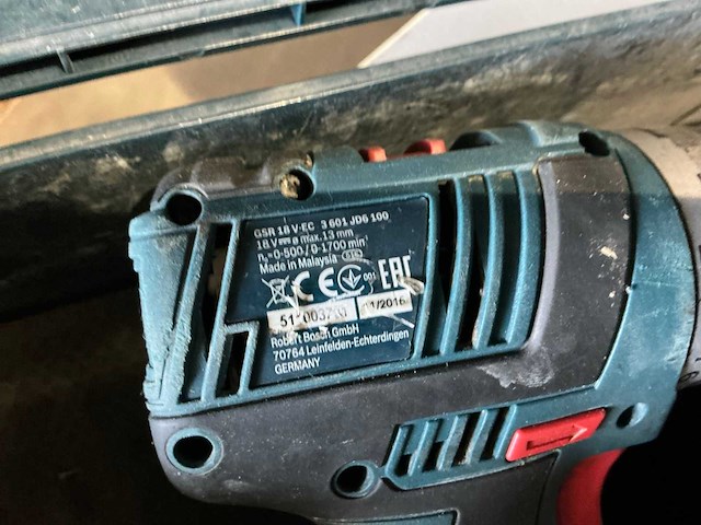 Bosch accu-schroefboormachine (4x) - afbeelding 9 van  9