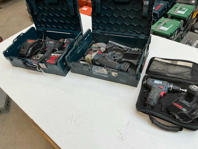 Bosch accugereedschap (4x) - afbeelding 1 van  11
