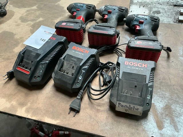 Bosch accugereedschappen (3x) - afbeelding 2 van  9