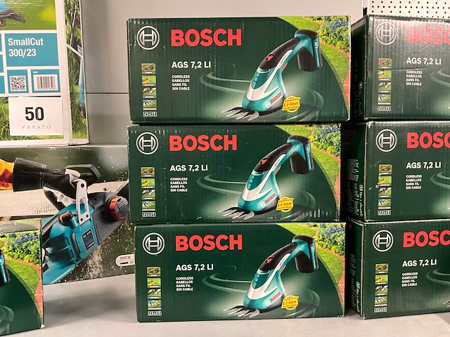 Bosch ags 7,2 li accu grasschaar (3x) - afbeelding 1 van  2