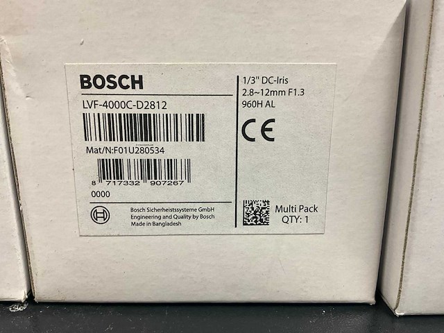 Bosch dinion vbc-4075-c51 beveiligingscamera (9x) - afbeelding 2 van  11