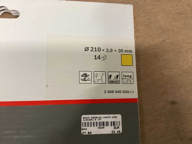 Bosch diverse zaagbladen (3x) - afbeelding 5 van  6