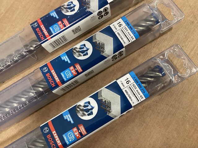 Bosch expert sds max betonboor 16x540 mm (3x) - afbeelding 2 van  4