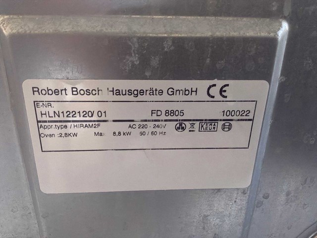 Bosch fd8805 fornuis - afbeelding 6 van  6