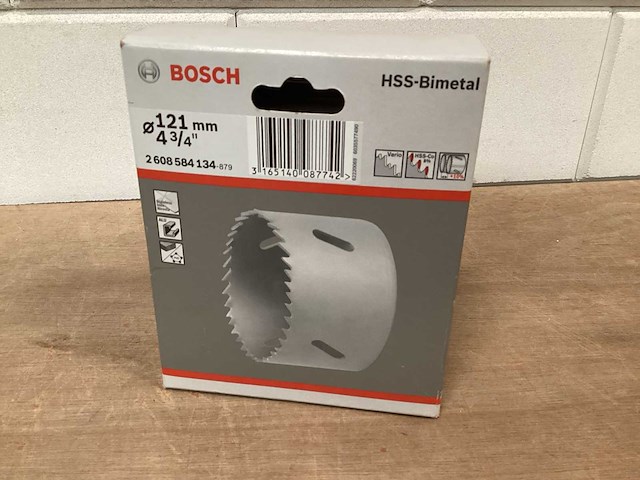Bosch gatenzaag 121 mm, bi metaal (10x) - afbeelding 1 van  4