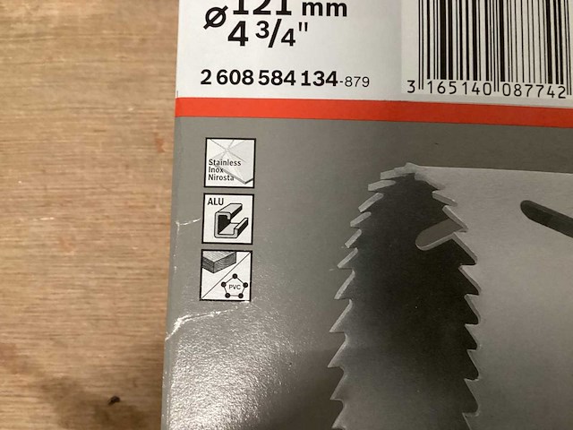 Bosch gatenzaag 121 mm, bi metaal (10x) - afbeelding 3 van  4