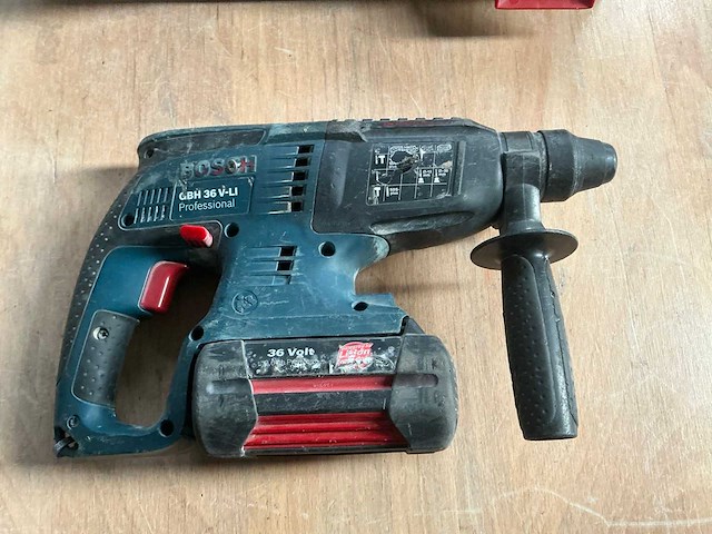 Bosch gbh 36 v-li accu boor/breekhamer - afbeelding 1 van  7