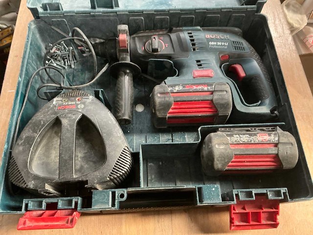 Bosch gbh 36 v-li accu boor/breekhamer - afbeelding 3 van  7