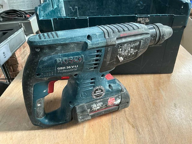 Bosch gbh 36 v-li accu boor/breekhamer - afbeelding 4 van  6