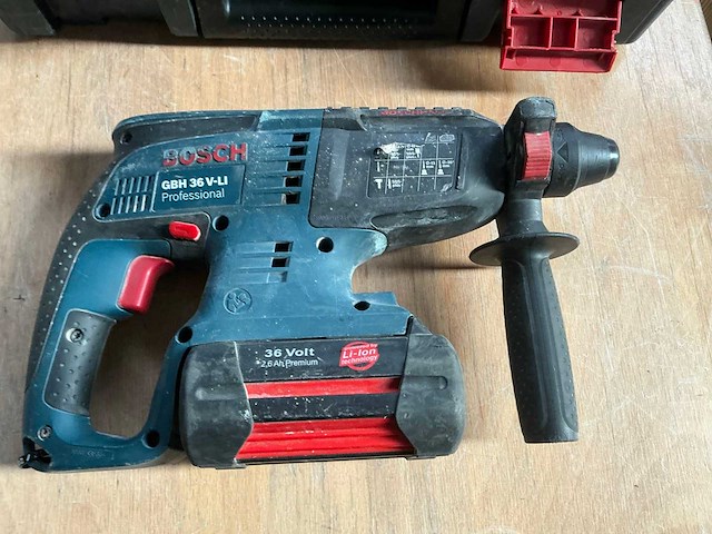 Bosch gbh 36 v-li accu boor/breekhamer - afbeelding 4 van  5