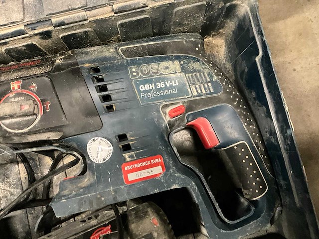 Bosch gbh 36 v-li accu-boorhamer - afbeelding 2 van  5