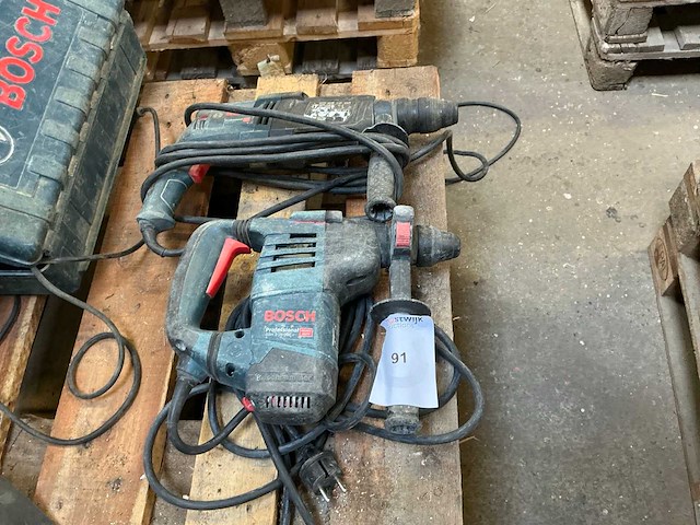 Bosch gbh2-28f / gbh3-28dre boormachine (2x) - afbeelding 1 van  7